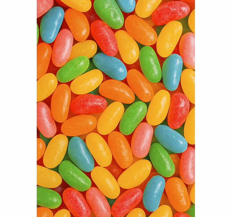 Store enrouleur cuisine bonbons gélifiés colorés - TenStickers