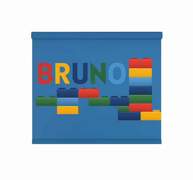Store enrouleur chambre enfant blocs de jouets colorés - TenStickers