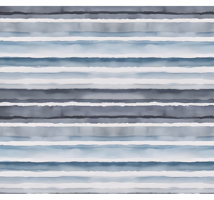 Store enrouleur salle de bain motif d'horizon aquarelle - TenStickers