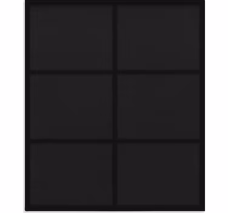 Store enrouleur noir modèle de blocs modernes - TenStickers