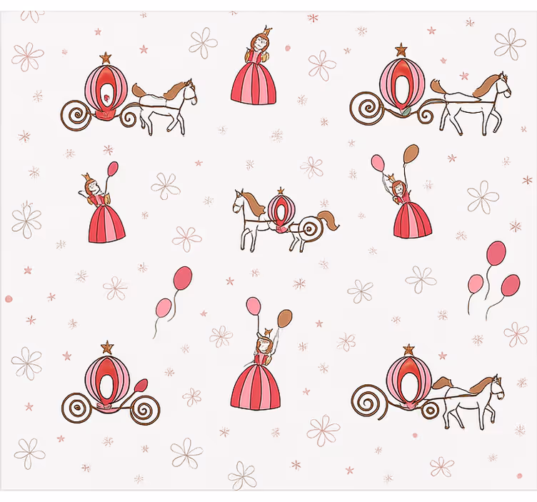 Store enrouleur chambre enfant princesse de la queue de fée - TenStickers
