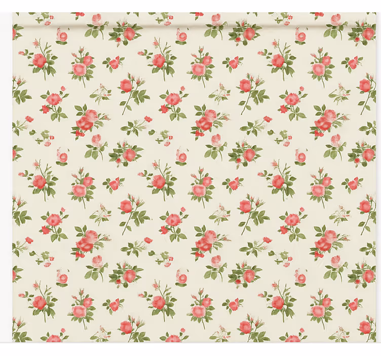 Store enrouleur chambre enfant rosier de campagne anglais - TenStickers