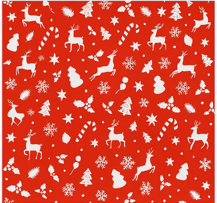 Store enrouleur salon motif de père noël pastel - TenStickers