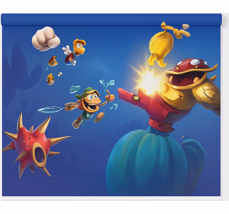 Store enrouleur gamer affrontement de bataille de jeu - TenStickers