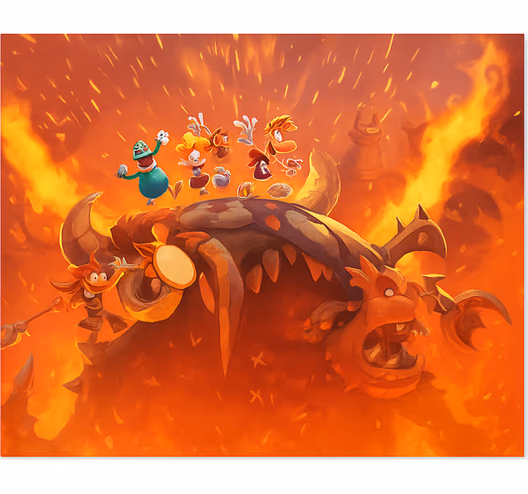 Store enrouleur gamer victoire ardente sur le monstre - TenStickers