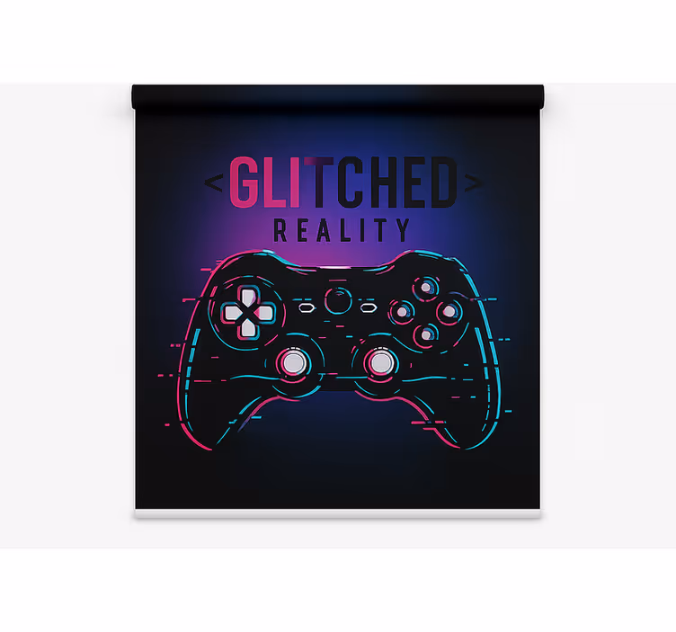 Store enrouleur gamer contrôleur de réalité défectueux - TenStickers