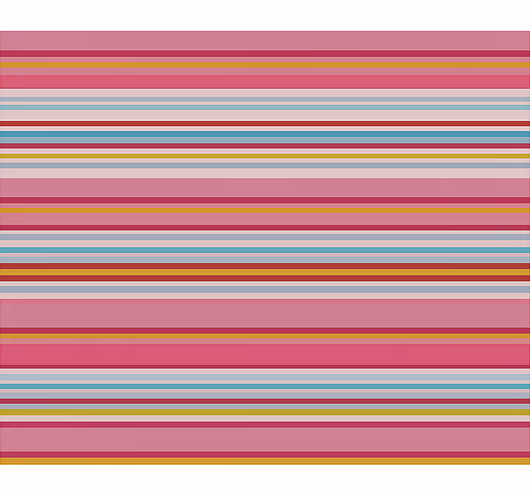 Store enrouleur chambre ado motif à rayures multicolores - TenStickers