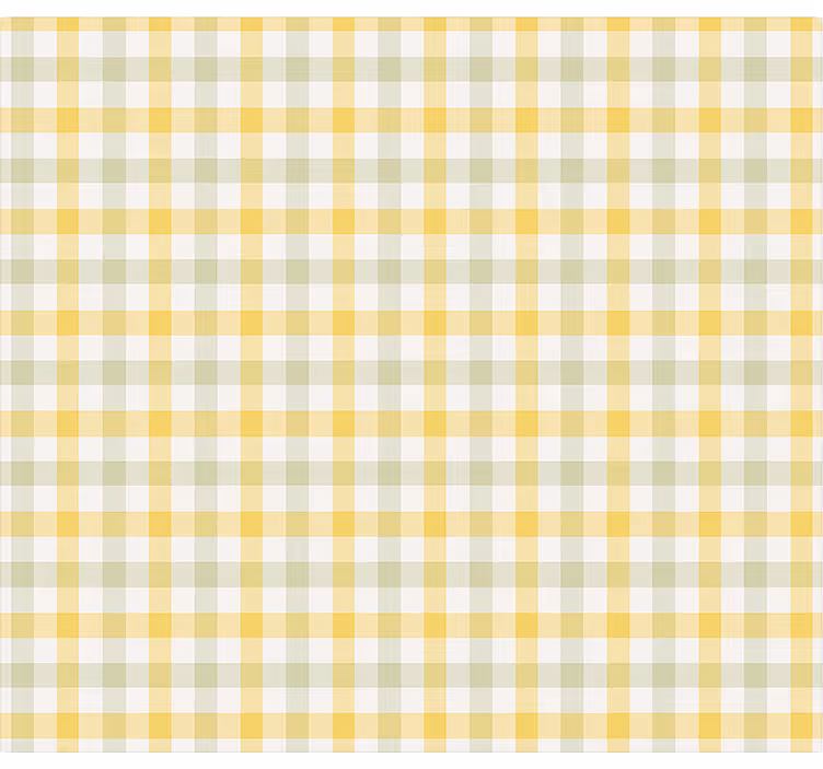 Store enrouleur salle à manger motif de pique-nique jaune - TenStickers