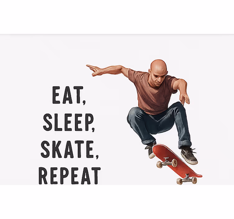 Store enrouleur chambre ado impression de skateboard - TenStickers