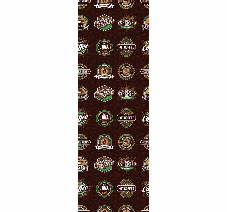 Store enrouleur cuisine motif emblème café - TenStickers