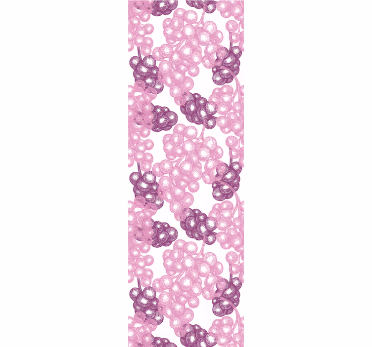 Store enrouleur cuisine raisins roses et violets - TenStickers