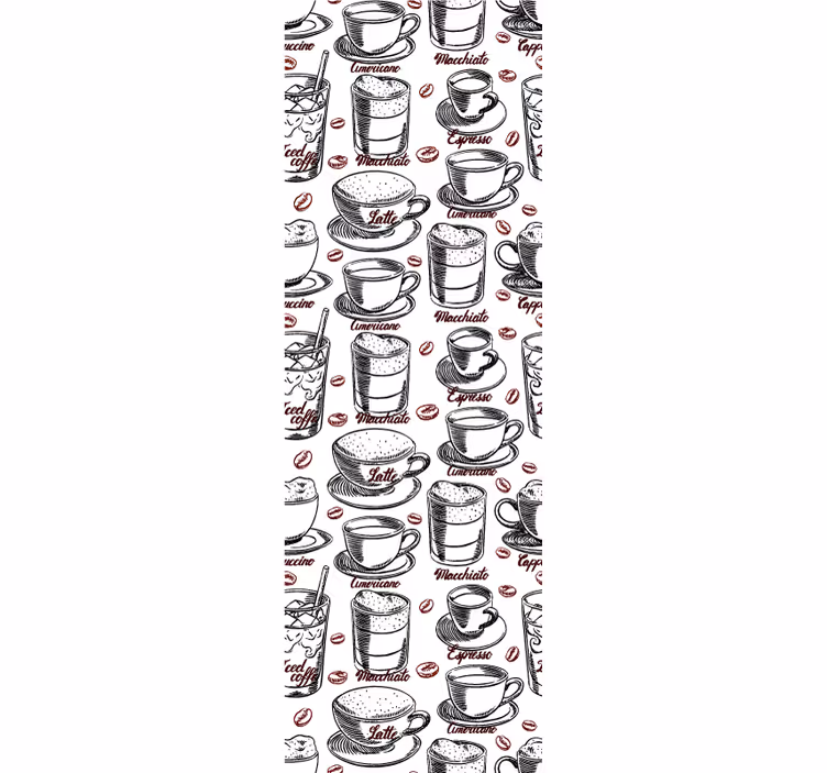 Store enrouleur cuisine motif café - TenStickers