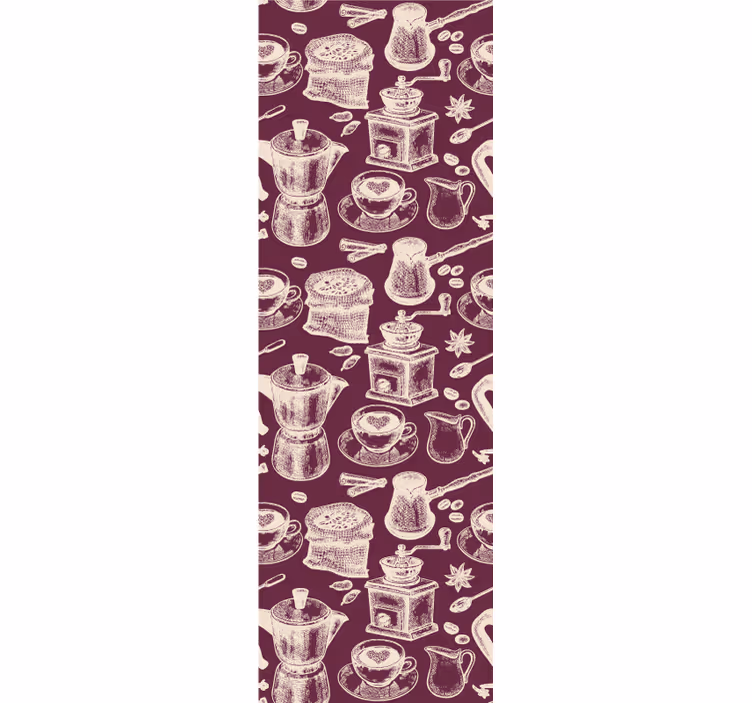 Store enrouleur cuisine motif café - TenStickers
