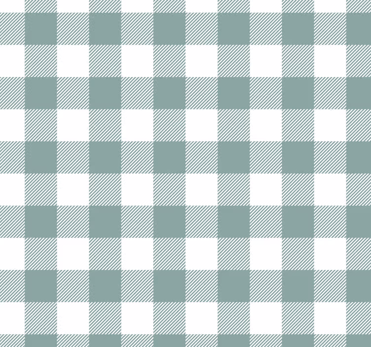Store enrouleur cuisine tartan vert - TenStickers