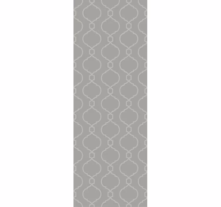 Store enrouleur salle à manger motif géométrique gris - TenStickers