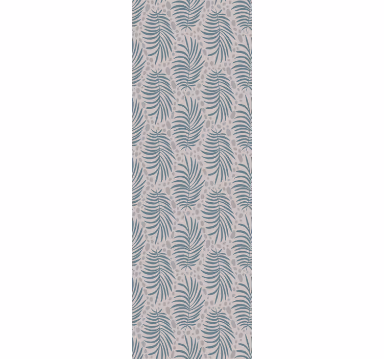 Store enrouleur salle à manger motif hamptons tropical - TenStickers