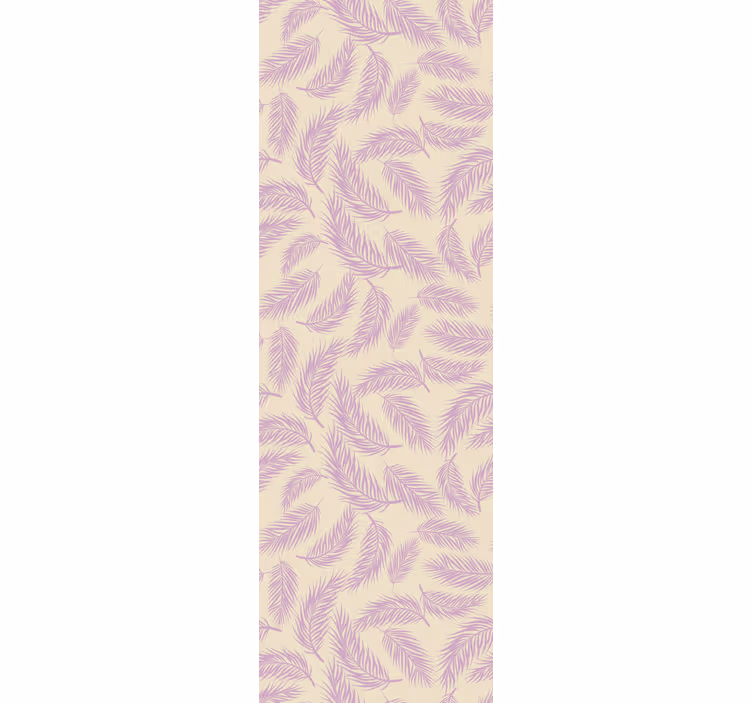 Store enrouleur salle à manger rose et beige tropical - TenStickers