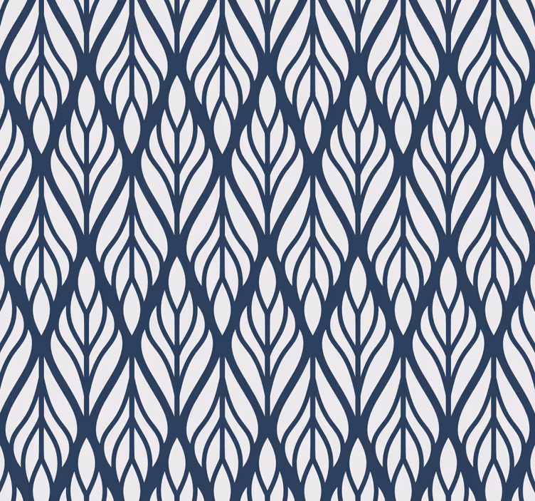 Store enrouleur salle à manger ornement glamour gris bleu - TenStickers