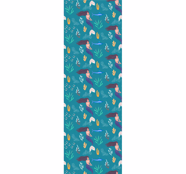 Store enrouleur chambre enfant sirène sous-marine - TenStickers