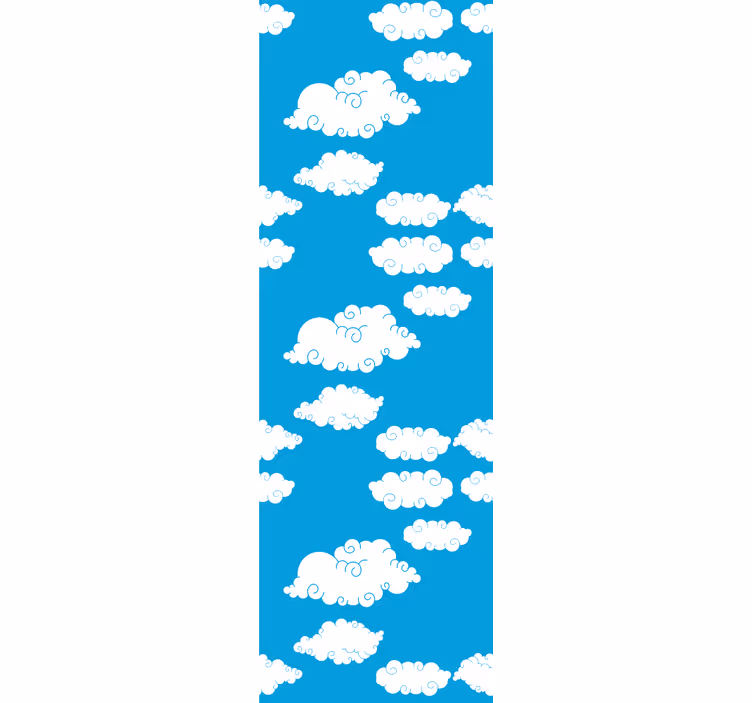 Store enrouleur chambre enfant nuages dans le ciel - TenStickers