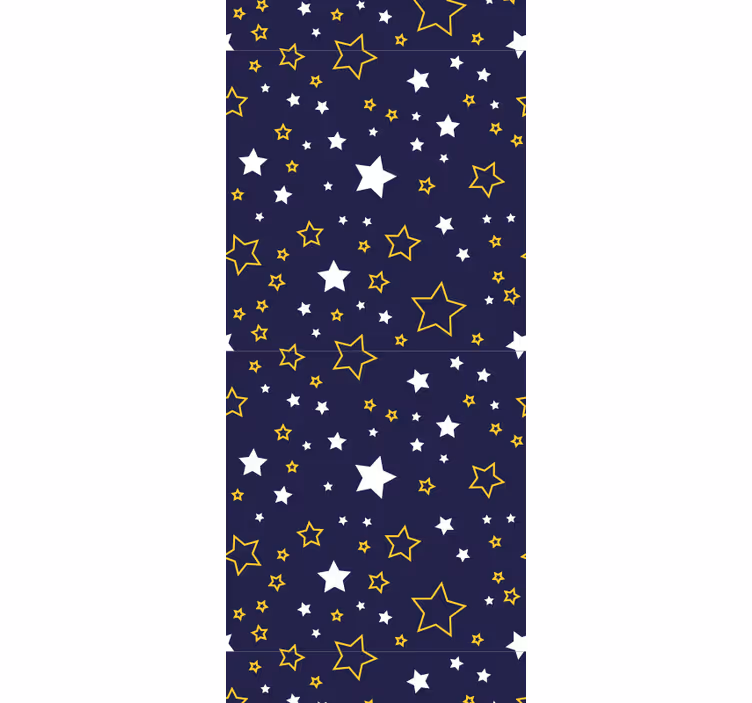 Store enrouleur chambre enfant ciel nocturne étoiles - TenStickers