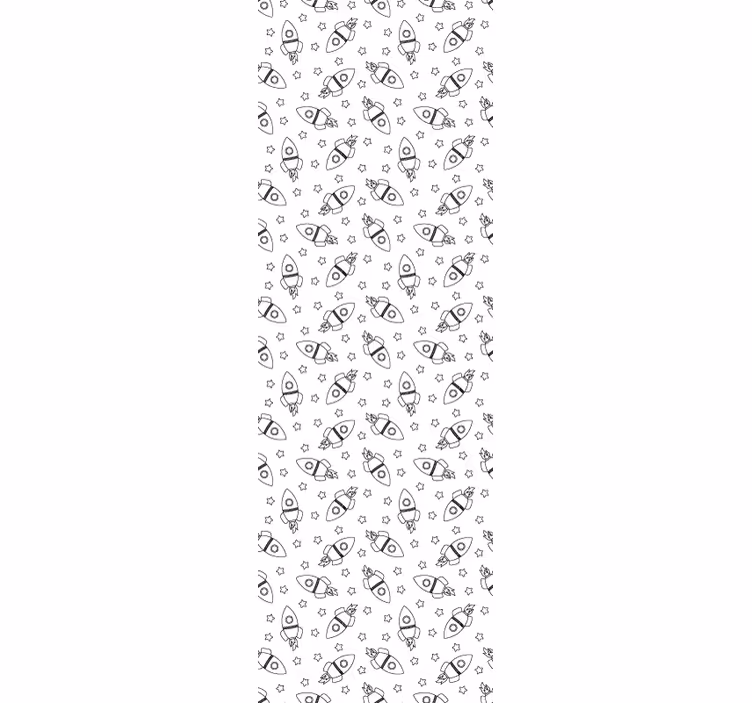 Store enrouleur chambre enfant modèle fusées et étoiles - TenStickers