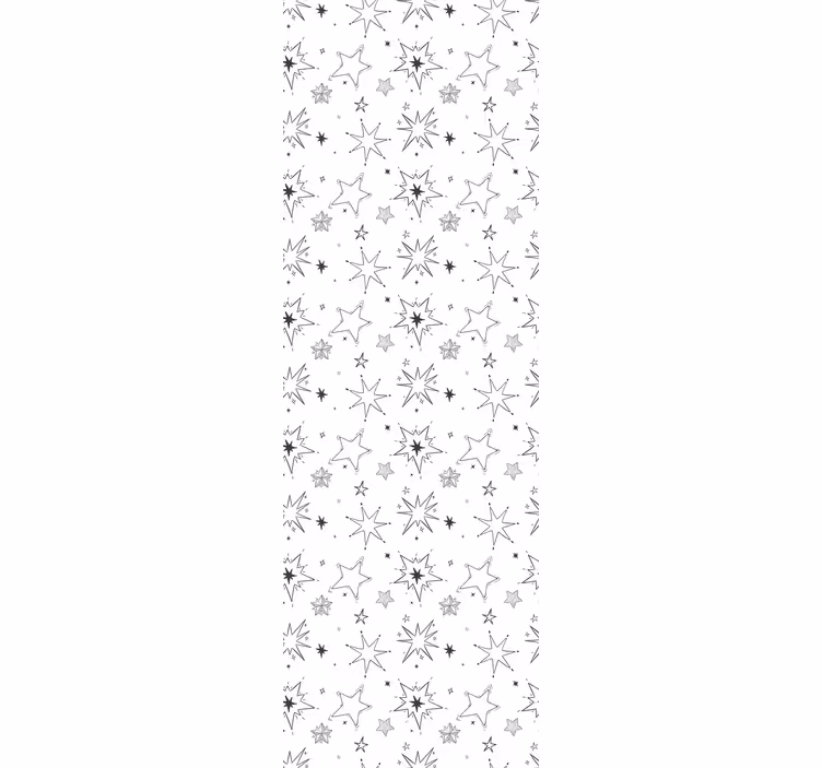 Store enrouleur chambre enfant motif étoiles silhouettées - TenStickers