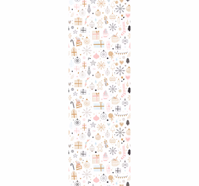 Store enrouleur chambre enfant motif hiver noël - TenStickers