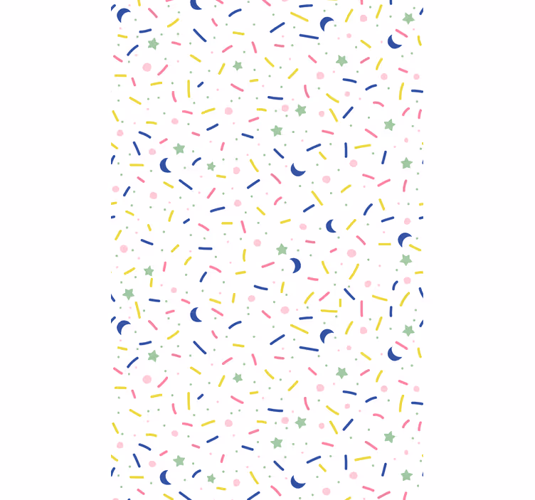 Store enrouleur chambre enfant motif éclats colorés - TenStickers