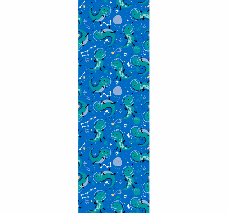 Store enrouleur chambre enfant dinos amusants et planètes - TenStickers