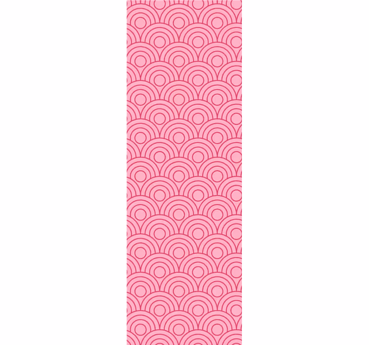 Store enrouleur chambre enfant forme rose clair et foncé - TenStickers