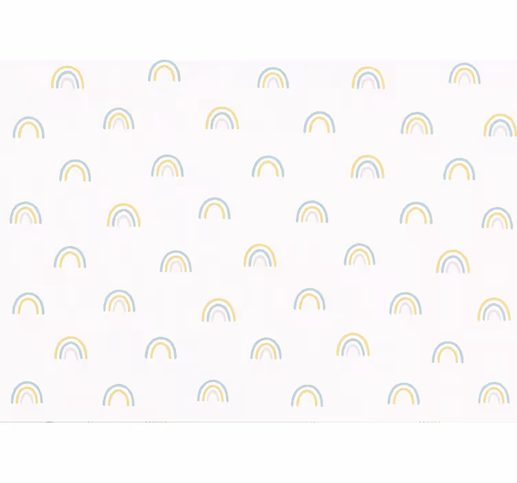 Store enrouleur chambre enfant arc-en-ciel pastel éparpillés - TenStickers