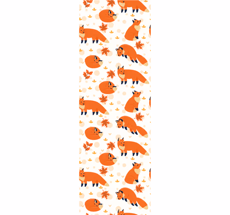 Store enrouleur chambre enfant renards adorables - TenStickers