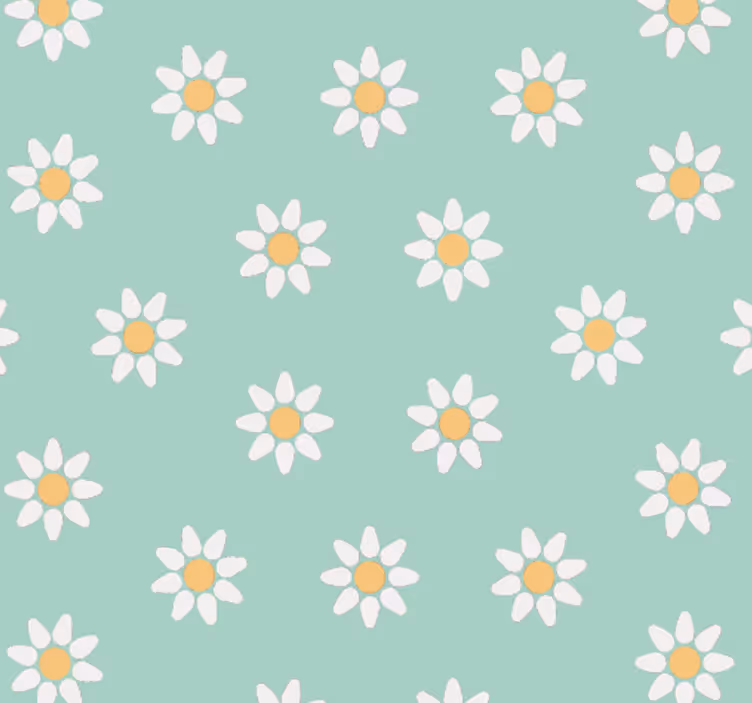 Store enrouleur chambre enfant motif marguerites - TenStickers