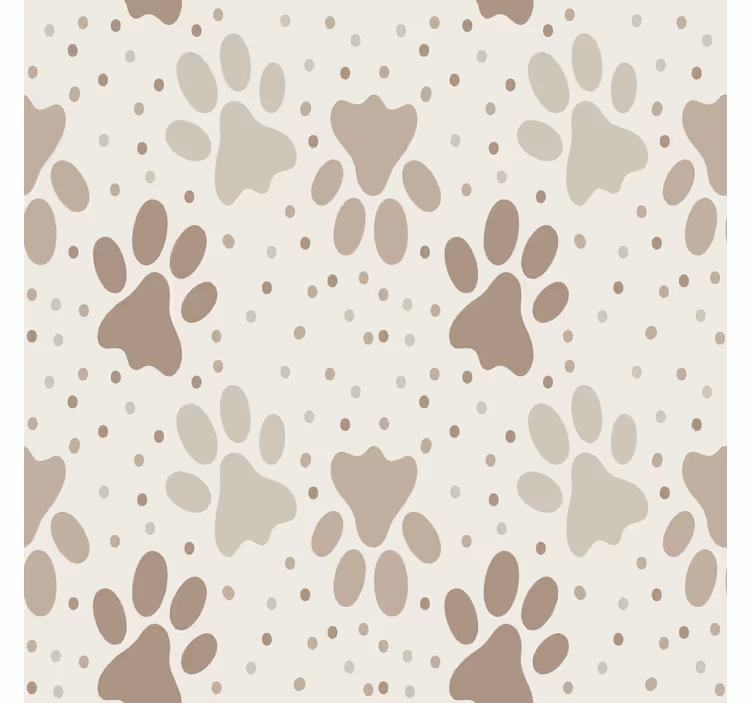 Store enrouleur chambre enfant empreinte de chien - TenStickers