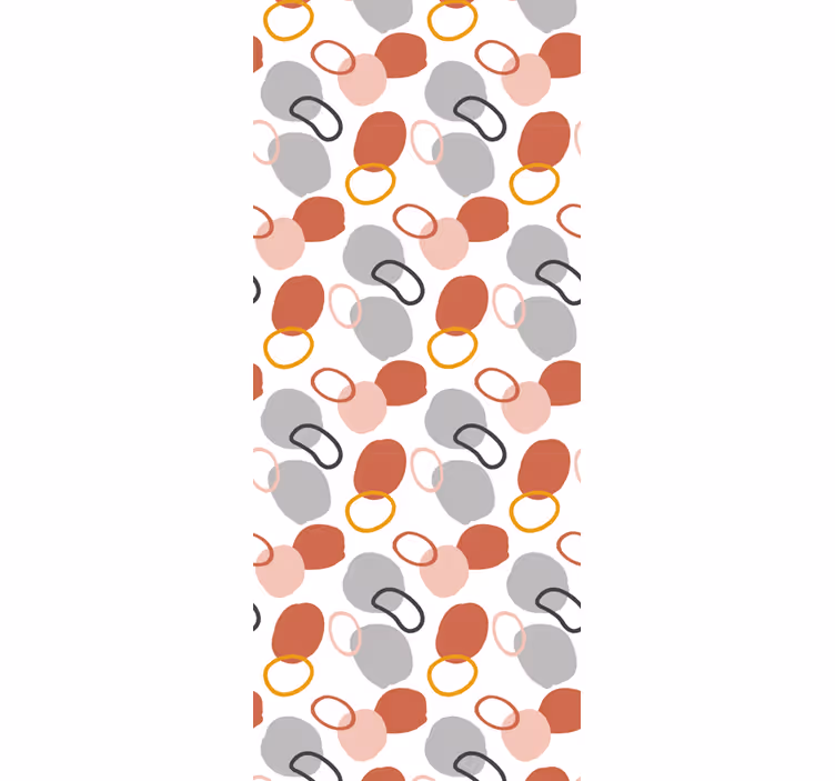 Store enrouleur bureaux points géométriques colorés - TenStickers
