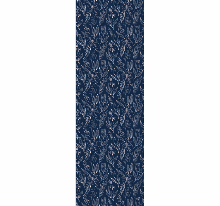 Store enrouleur bureaux motif floral de lys seamless - TenStickers