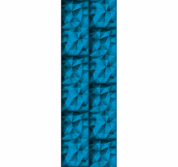 Store enrouleur bureaux profondeurs bleues 3d - TenStickers