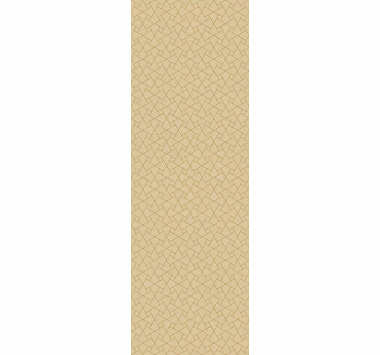 Store enrouleur bureaux gris et beige graphique - TenStickers