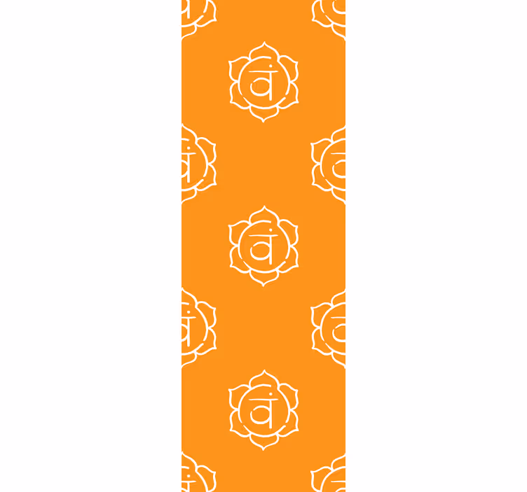 Store enrouleur bureaux symbole du chakra sacré - TenStickers