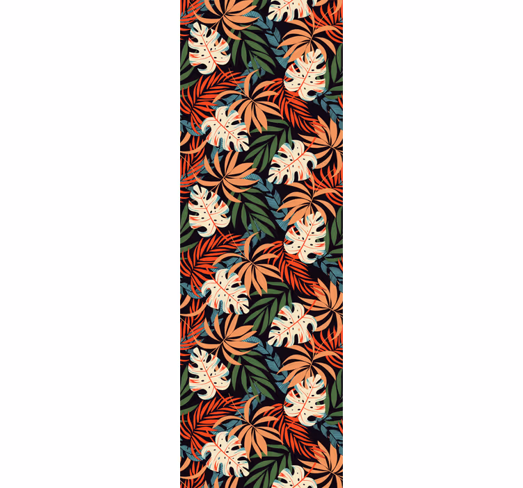 Store enrouleur bureaux plantes tropicales jungle fever - TenStickers