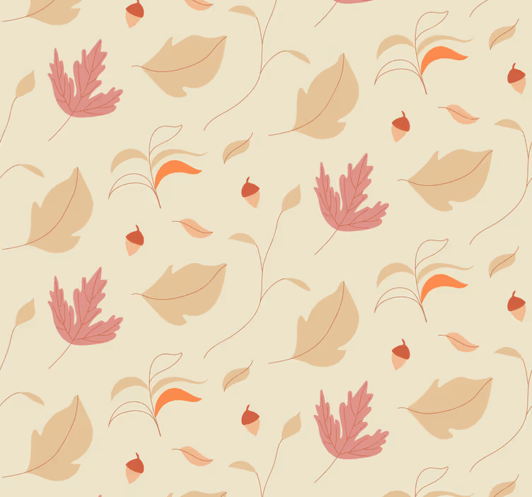 Store enrouleur bureaux feuilles d'automne - TenStickers