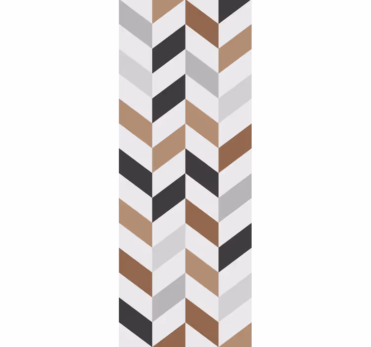 Store enrouleur chambre ado motif chevron abstrait - TenStickers