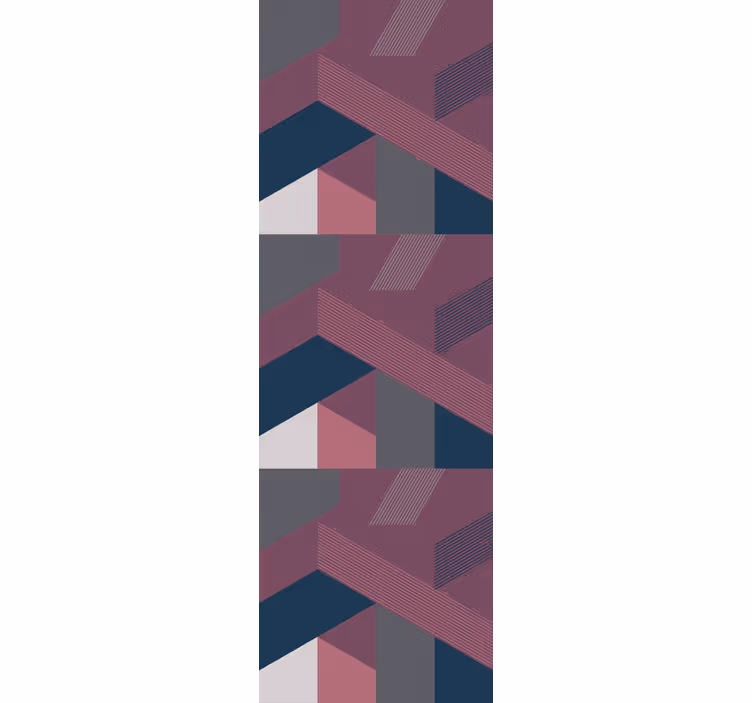 Store enrouleur chambre ado formes géométriques éclectiques - TenStickers