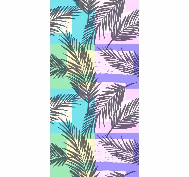 Store enrouleur chambre ado motif tropical palmiers - TenStickers