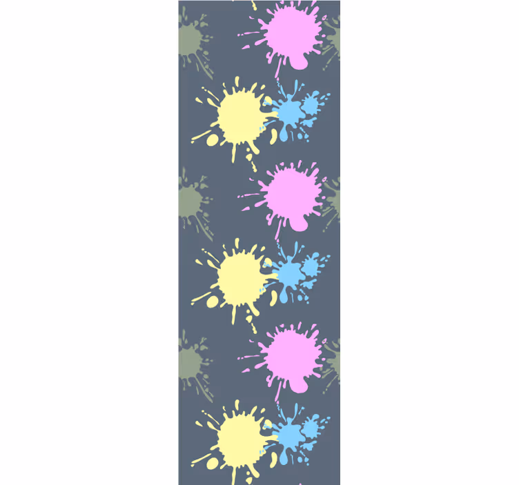 Store enrouleur chambre ado mur multicolore - TenStickers