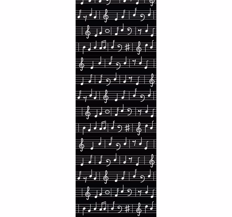 Store enrouleur chambre ado musical - TenStickers