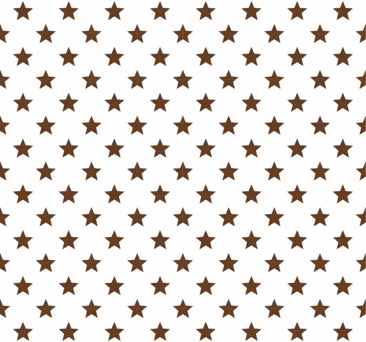 Store enrouleur chambre ado étoiles marron - TenStickers