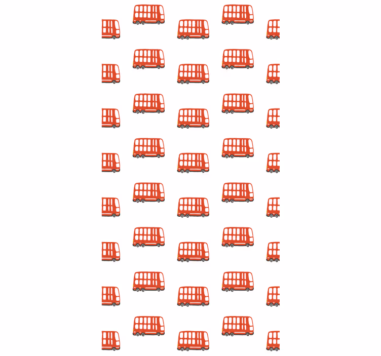Store enrouleur chambre ado motif bus de londres - TenStickers