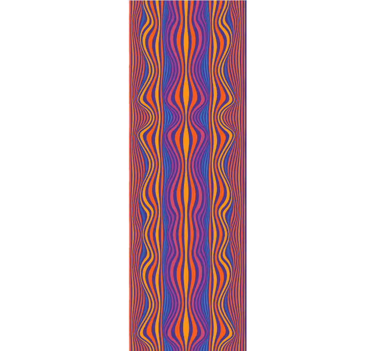 Store enrouleur chambre ado lignes psychédéliques - TenStickers